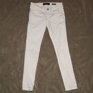 All White Hollister Jeans
